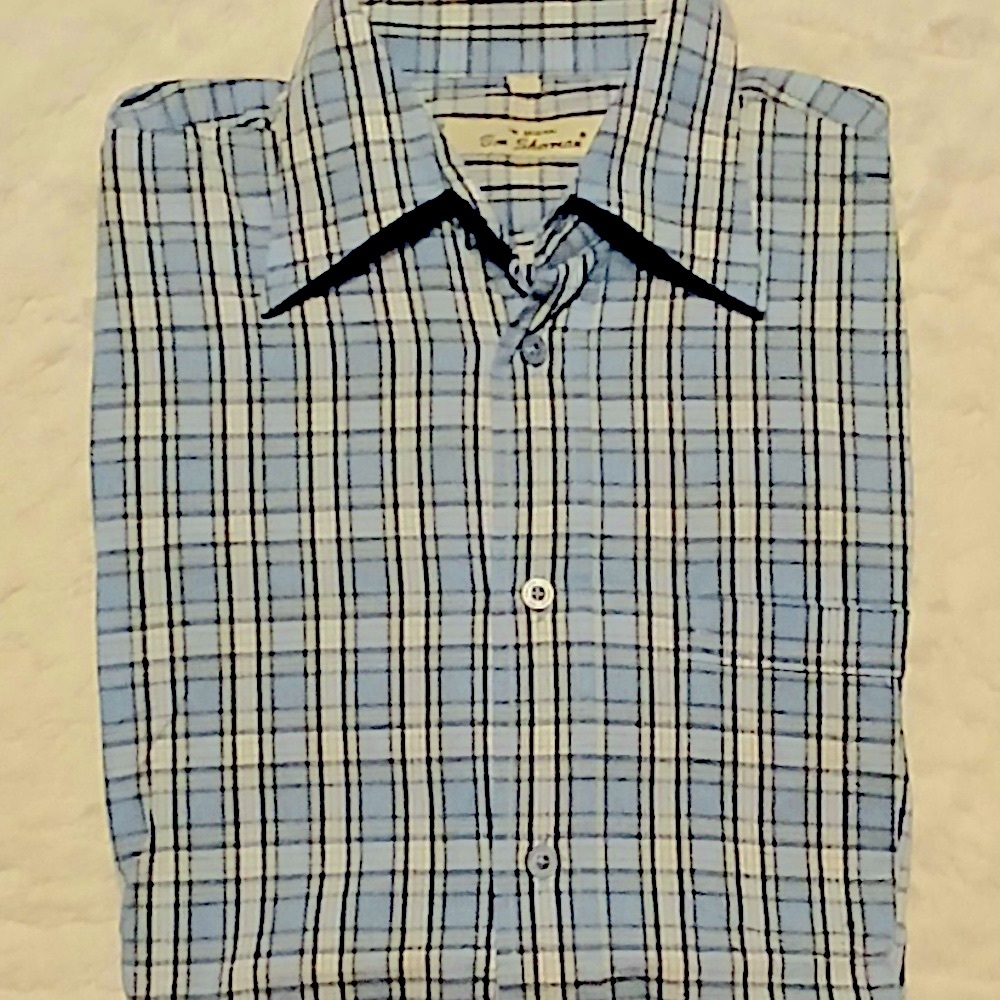 🔥🔥ON SALE Vintage Ben Sherman Button Up Shirt Men's M White Blue Yellow Plaid